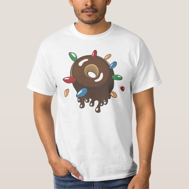 Chocolate Donut w/Sprinkles T-Shirt (Front)