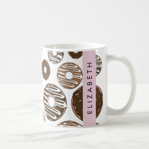 Chocolate Donuts, Caramel Donuts, Icing, Your Name Coffee Mug