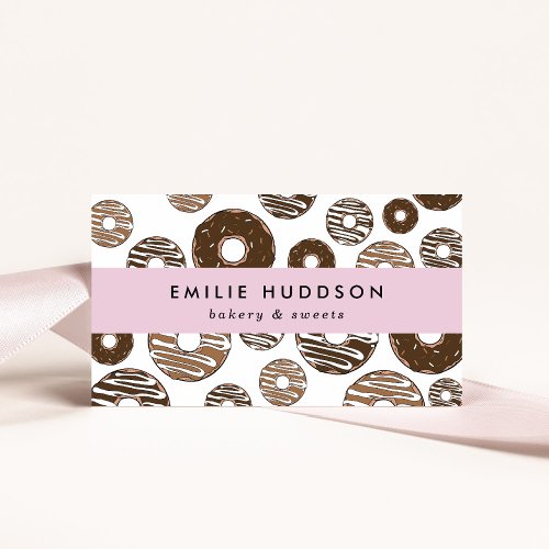 Chocolate Donuts Sweets Cake Shop Pastry Shop Business Card