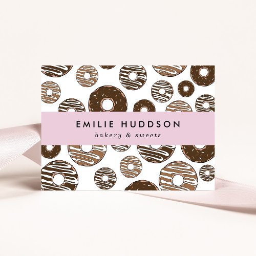 Chocolate Donuts Sweets Cake Shop Pastry Shop Business Card