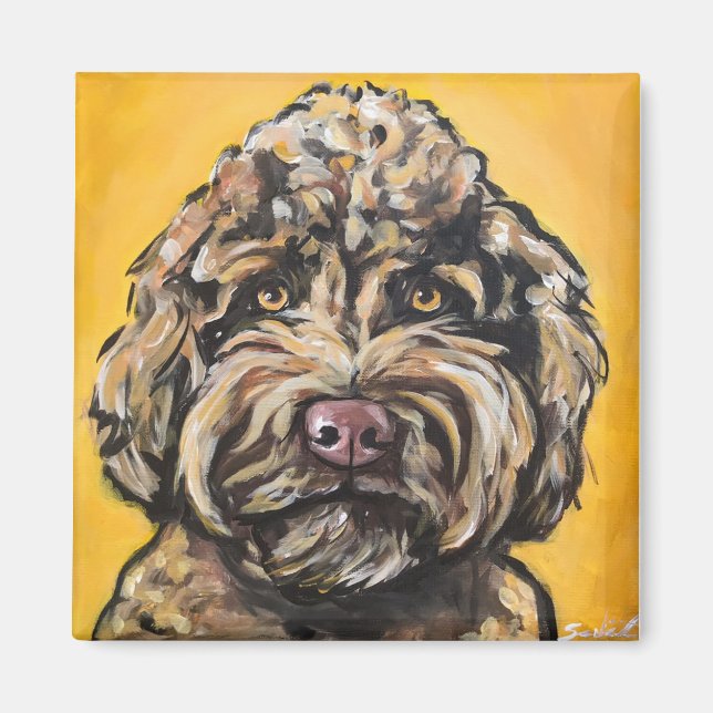 Chocolate Doodle Magnet (Front)