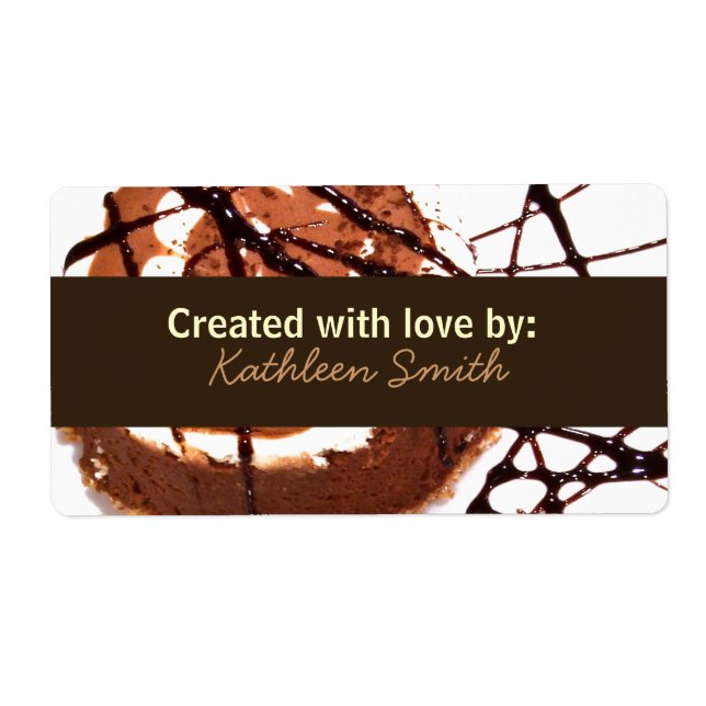 Chocolate Dream Recipe/Goodies Label (Front)