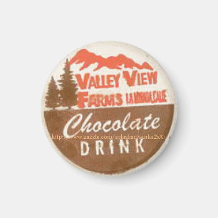 "Chocolate Drink Milk Cap-1960s" Magnet