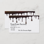 Chocolate Drip Set Business Card (Front/Back)