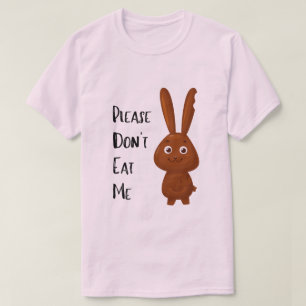 Chocolate Easter Bunny Funny T-Shirt