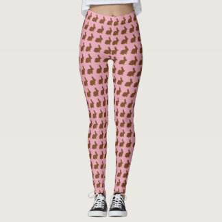 Chocolate Easter Bunny Parade! Leggings