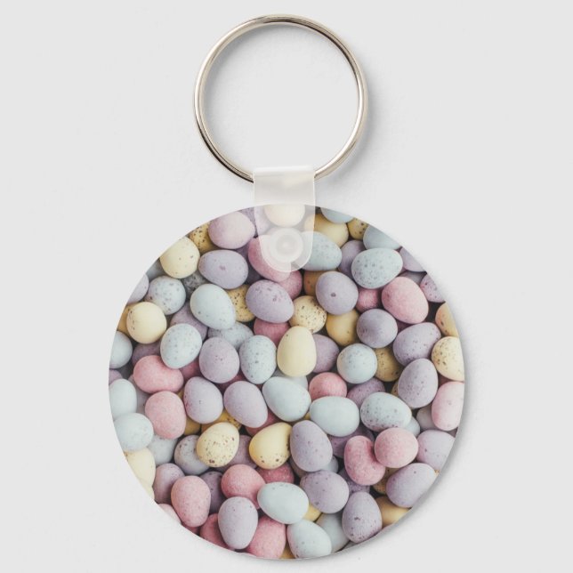 Chocolate Easter Eggs Keychain (Front)