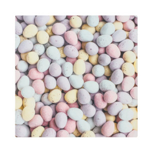 Chocolate Easter Eggs Metal Print