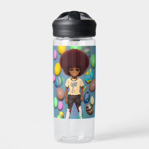 Chocolate Easter Melanin Bunny Baby Rabbit Melanin Water Bottle