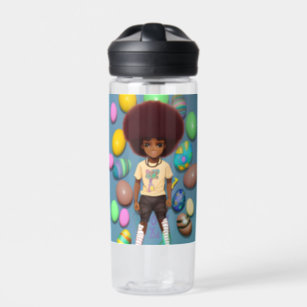 Chocolate Easter Melanin Bunny Baby Rabbit Melanin Water Bottle