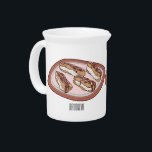 Chocolate eclair cartoon illustration  beverage pitcher<br><div class="desc">Chocolate eclair cartoon illustration</div>