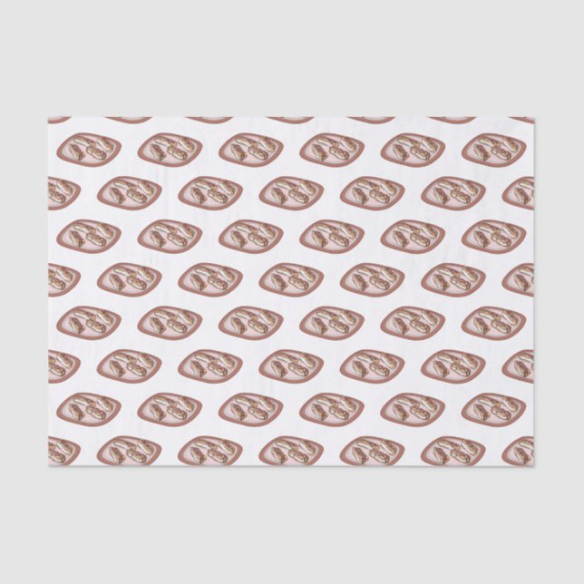 Chocolate eclair cartoon illustration  tissue paper (Front)