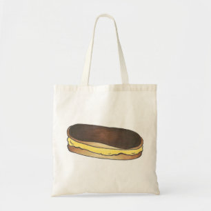Chocolate Eclair Donut Pastry Dessert Foodie Tote Bag