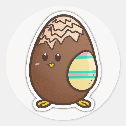 Chocolate egg Cuteggs Sticker 41