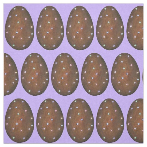 Chocolate Eggs Sprinkles Buttercream Easter Candy Fabric