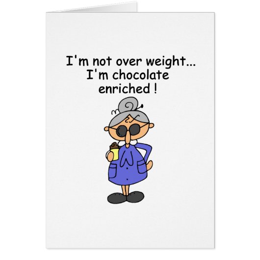 Chocolate Enriched Humor Cards (Front)