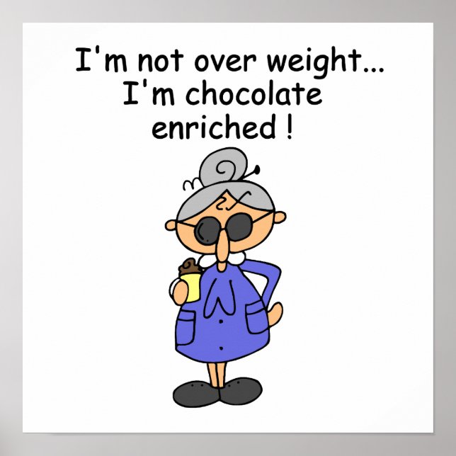 Chocolate Enriched Humor Poster (Front)