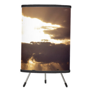 Chocolate Evening in Plymouth Tripod Lamp