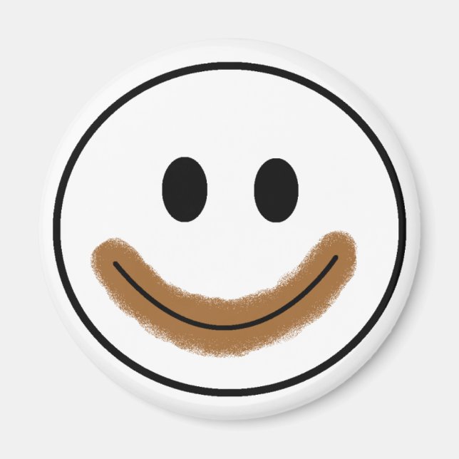 Chocolate Face Magnet (Front)