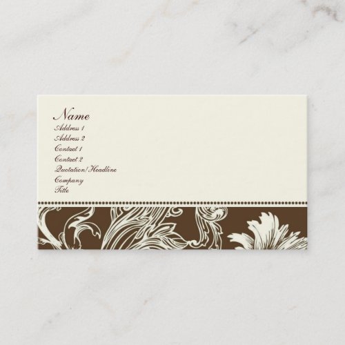 Chocolate Fantasy Business Cards