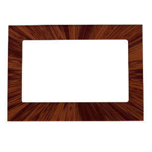 Chocolate Faux Satin Magnetic Photo Frame