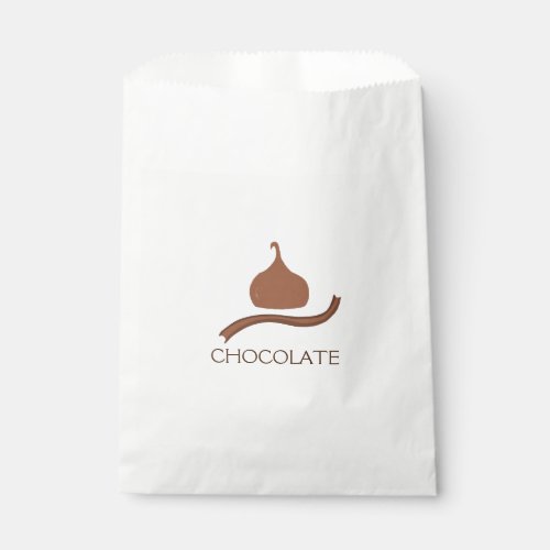 Chocolate Favor Bag