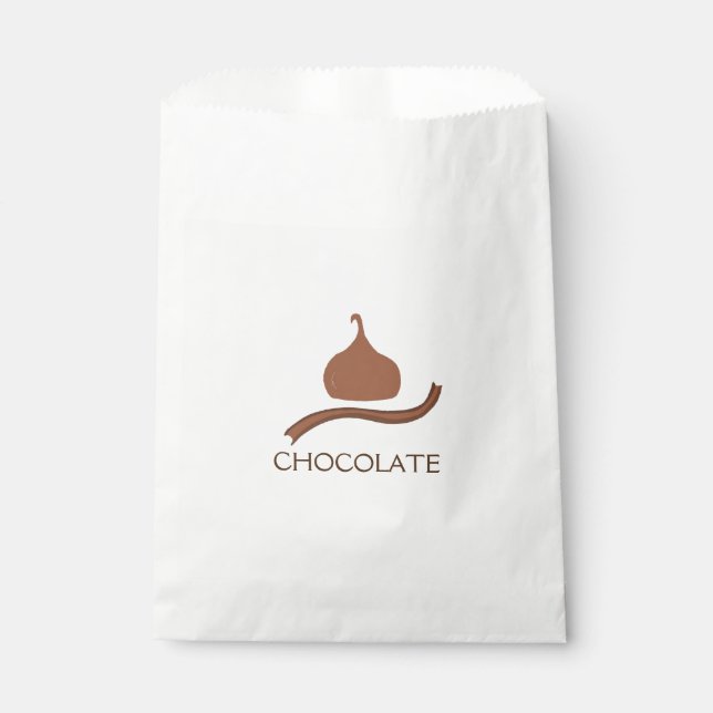 Chocolate Favor Bag (Front)