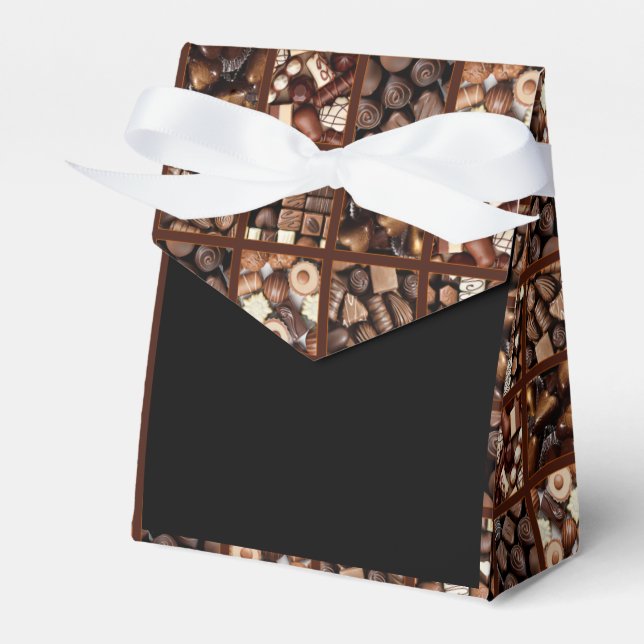 chocolate favor boxes (Front Side)