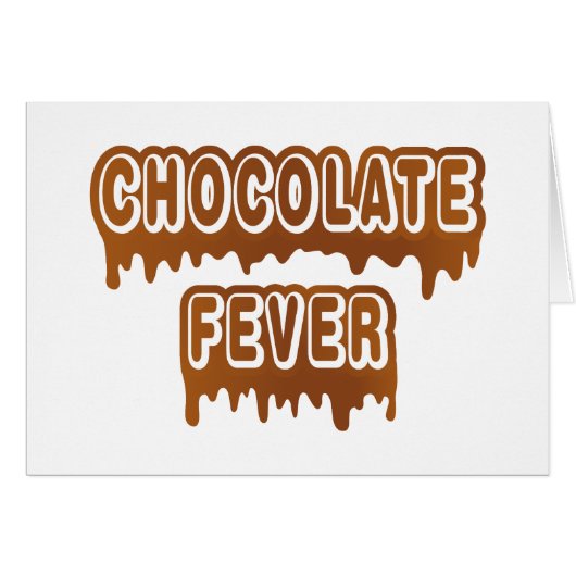Chocolate Fever Cards (Front Horizontal)