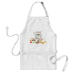 Chocolate Fondue Adult Apron