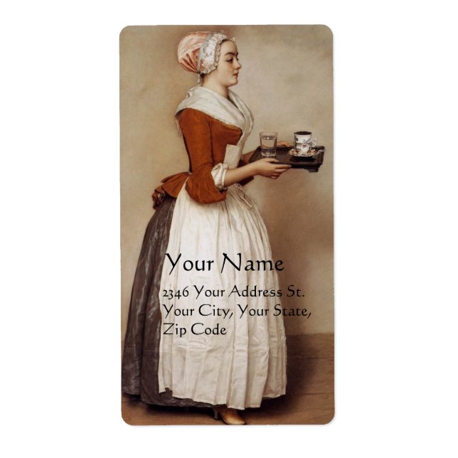 CHOCOLATE FONDUE DINNER PARTY LABEL (Front)