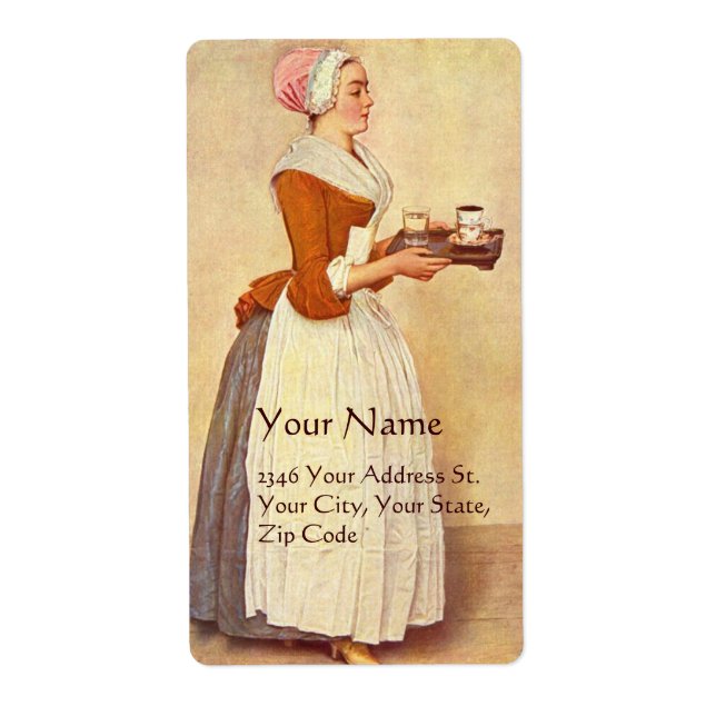 CHOCOLATE FONDUE DINNER PARTY LABEL (Front)