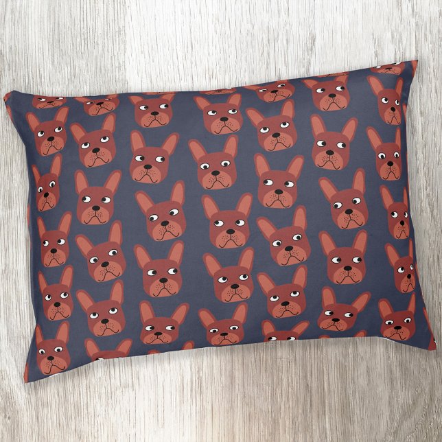 Chocolate French Bulldog Pet Bed (Creator Uploaded)
