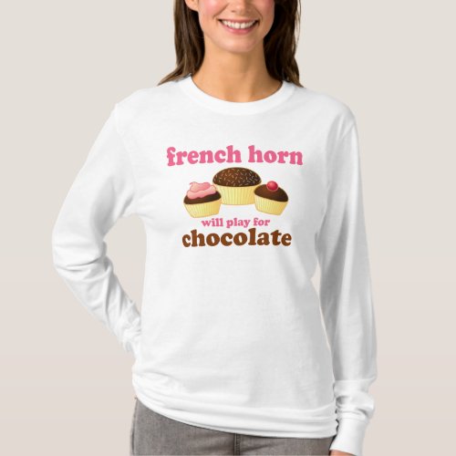 Chocolate French Horn T_Shirt