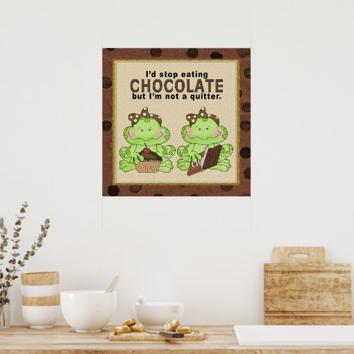 Chocolate Frog poster | Zazzle
