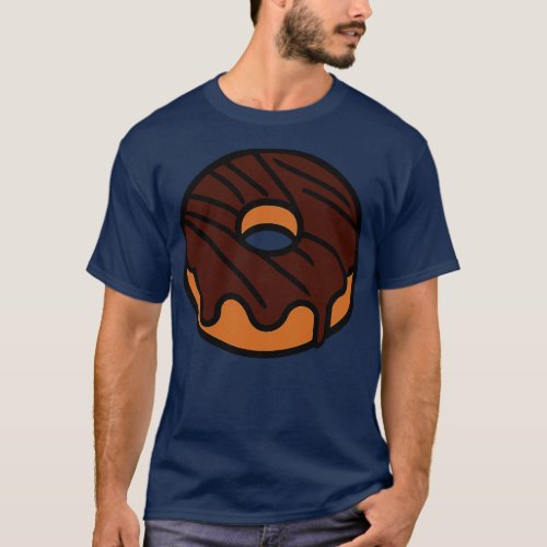 Chocolate Frosted Donut T_Shirt
