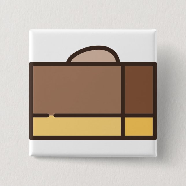 chocolate-fudge button (Front)