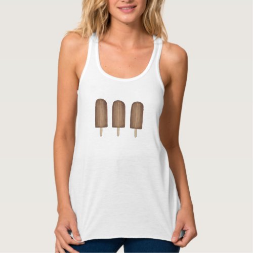 Chocolate Fudge Fudgesicle Ice Cream Pop Popsicles Tank Top