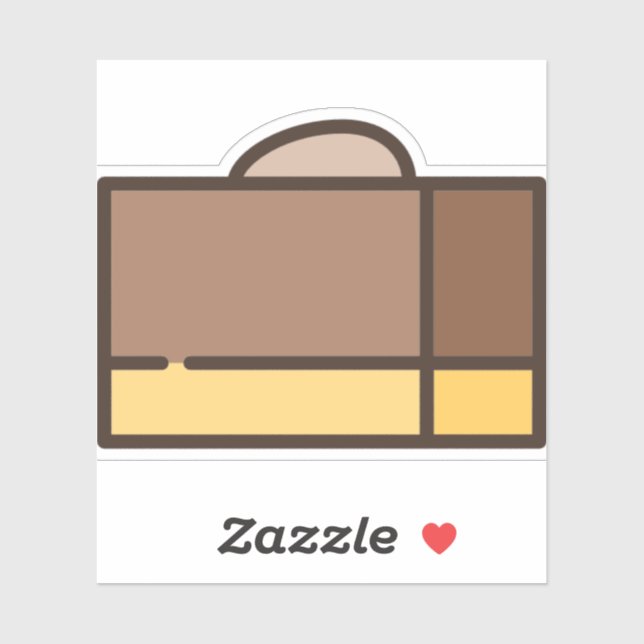 chocolate-fudge sticker (Sheet)