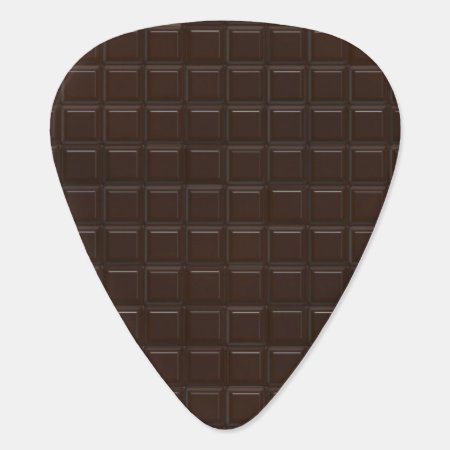 Chocolate Guitar Pick