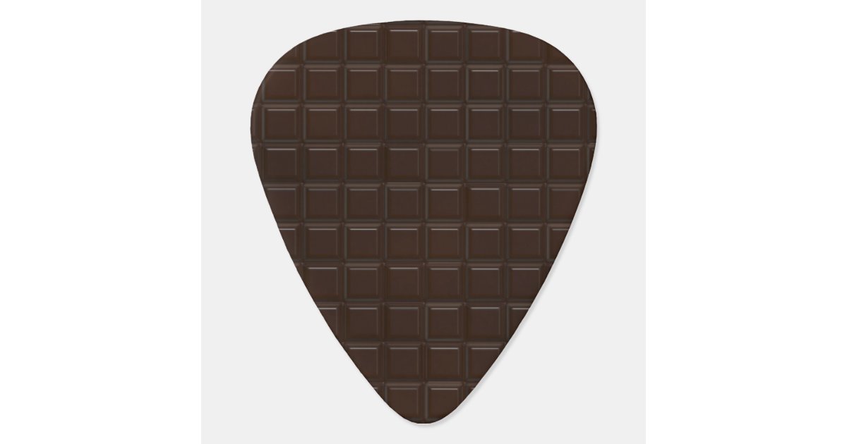 Chocolate Guitar Pick Zazzle