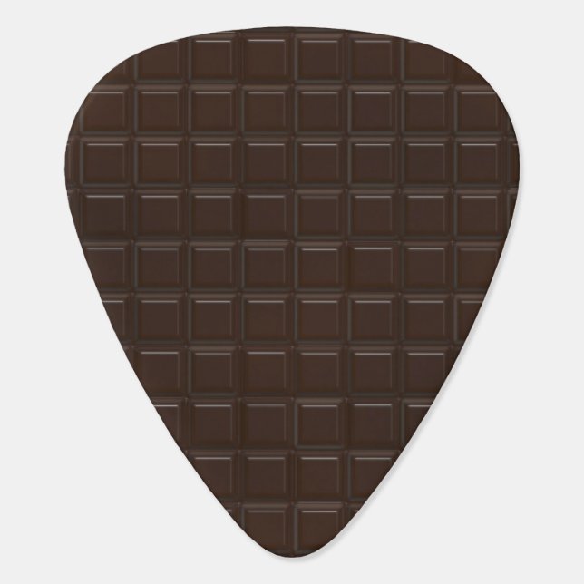 Chocolate Guitar Pick (Back)