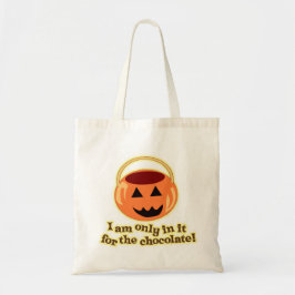 Chocolate Halloween Trick or Treating Fun Tote Bag