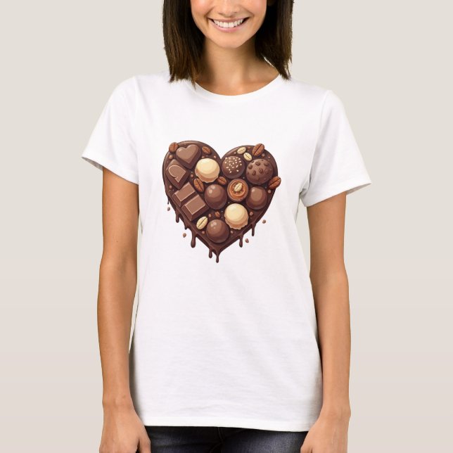 Chocolate Heart T-Shirt (Front)