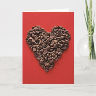 Chocolate Heart Valentine's Day Card
