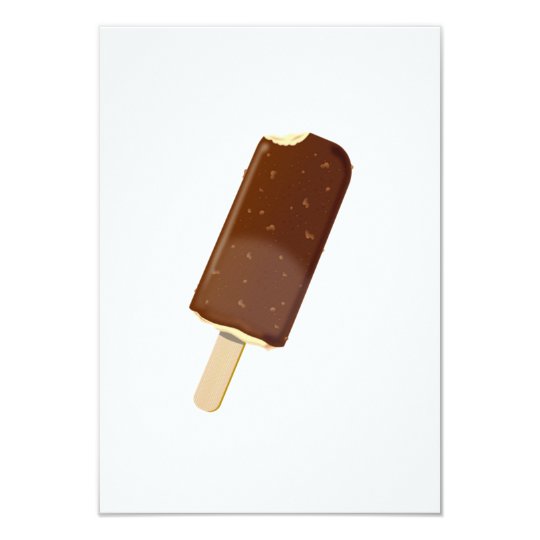 Chocolate Ice Cream Bar Card
