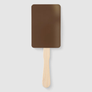Chocolate Ice Cream Bar Hand Fan