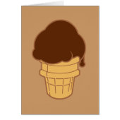 Chocolate Ice Cream Cone (Front)