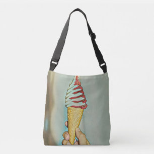Chocolate ice cream crossbody bag