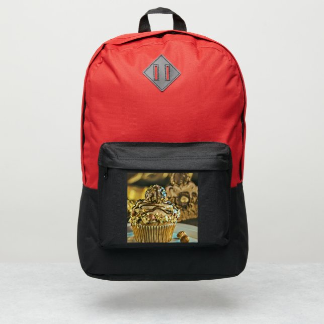 Chocolate ice cream for chocolate lovers port authority® backpack (Front)